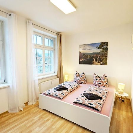 Lichtdurchflutete Helle Wohnung Mit Garten Sauna & Pool - Hw3 Sebnitz Luaran gambar