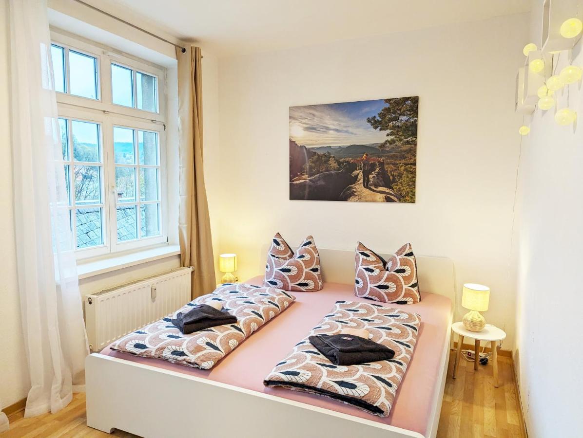 Lichtdurchflutete Helle Wohnung Mit Garten Sauna & Pool - Hw3 Sebnitz Luaran gambar