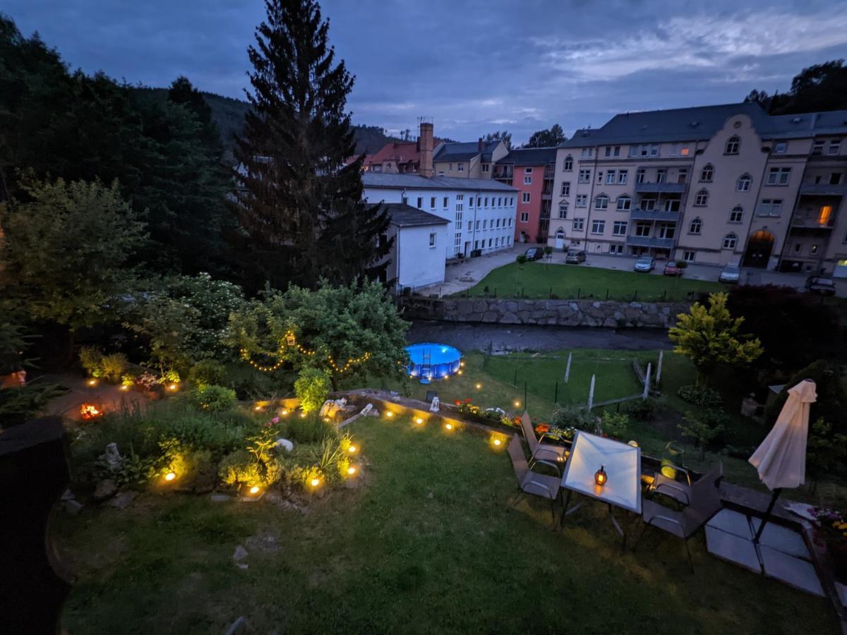 Lichtdurchflutete Helle Wohnung Mit Garten Sauna & Pool - Hw3 Sebnitz Luaran gambar