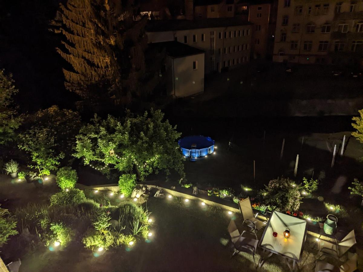 Lichtdurchflutete Helle Wohnung Mit Garten Sauna & Pool - Hw3 Sebnitz Luaran gambar