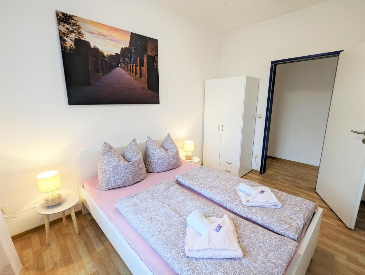 Lichtdurchflutete Helle Wohnung Mit Garten Sauna & Pool - Hw3 Sebnitz Luaran gambar