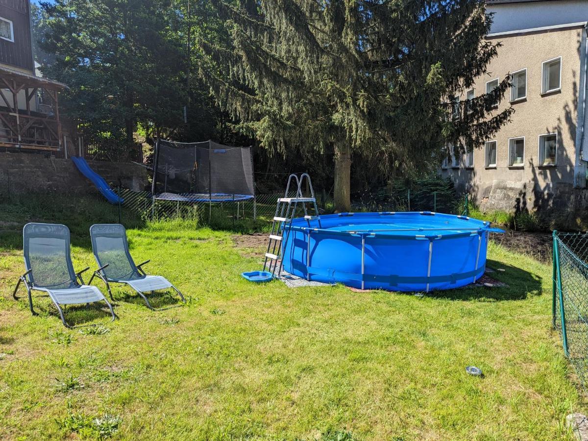 Lichtdurchflutete Helle Wohnung Mit Garten Sauna & Pool - Hw3 Sebnitz Luaran gambar
